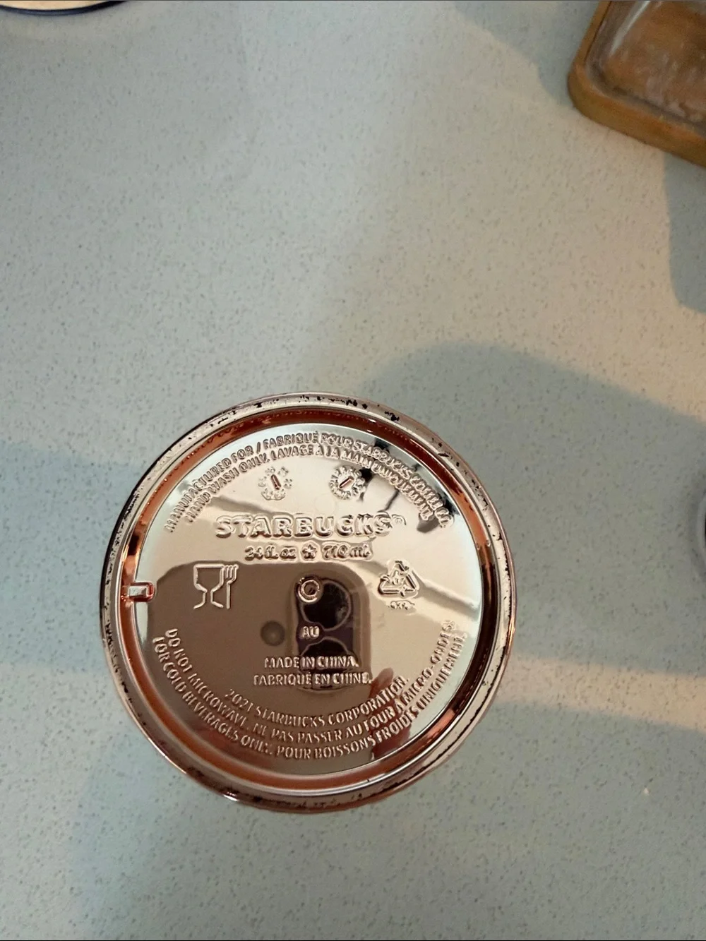 Starbucks rose Gold tall cup